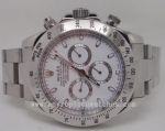 High Quality Rolex Daytona Replica Watch SS White Dial
